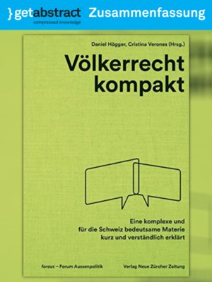 cover image of Völkerrecht kompakt (Zusammenfassung)